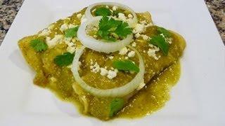 Receta Facil Enchiladas Verdes