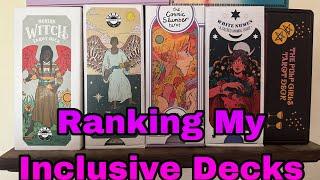 Ranking My 7 Most Inclusive Tarot Decks