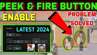 how to enable peek in PUBG MOBILE & BGMI 2024pubg side scope settingbgmi side scope setting