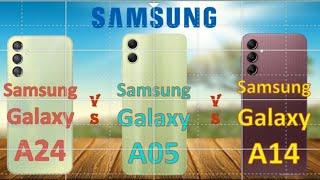 Samsung Galaxy A24 Vs Galaxy A05 Vs Galaxy 14  Galaxy A series 2023