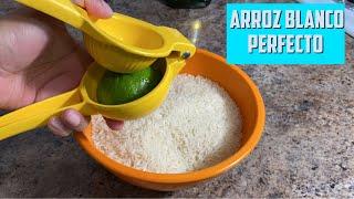 **El gran secreto** de arroz blanco esponjoso y perfecto EDITADO