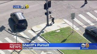 Deputies Deploy Spike Strip In Attempt To End Pursuit