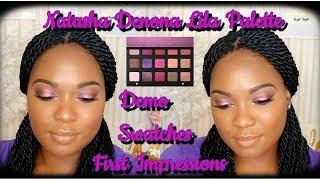 New Natasha Denona Lila Palette  First Impressions Swatches & Demo  Dania Lanese