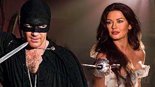 Zorro tira as roupas e a espada de uma mulher  A Máscara do Zorro  Clipe