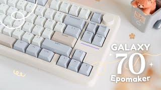 Epomaker「Galaxy 70」thock & budget  wireless aluminum keyboard  Zanook