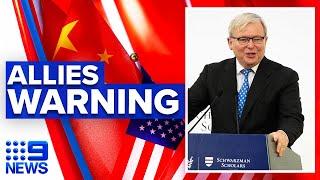 China warns Australia not to join with US  9 News Australia