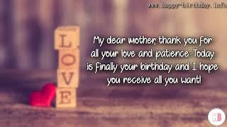Happy Birthday Wishes Quotes & Messages For Mother