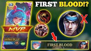 HOW TO FIRST BLOOD BADANG?  CICI BEST BUILD AND EMBLEM -MLBB #cicimlbb #badangmlbb #ciciplays