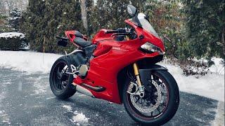 Ducati Panigale Really Cold Start