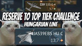 Playing the ENTIRE Hungary Fighter Line - Reserve to Top Tier