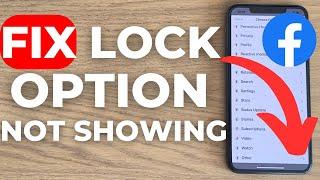 Fix Facebook Lock Profile Option Not Showing 2024