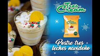 Postre tres leches Navideño 