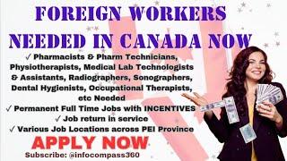 Migrate to Canada NowIncentives plus financial aid for Foreign Healthcare Workers & PR Pathway 2024