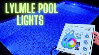 LyLmLe Led pool lights unboxing and review