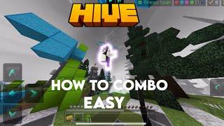 HOW TO COMBO IN THE HIVE MOBILE BEDROCK