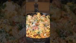 Best Cajun Shrimp & Sausage Pasta #shorts