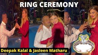 Deepak Kalal & Jasleen Matharu Ring  Ceremony