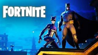 Fortnite - Official Batman Crossover Reveal Trailer  Gotham City Rift Zone Catwoman