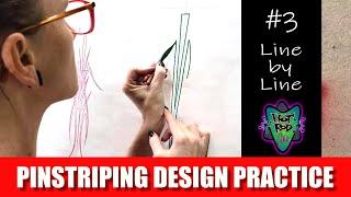 Pinstriping Design Practice #3- HotRod Jen