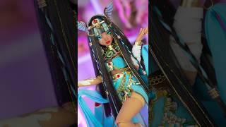 I Re-Designed CLEO DE NILE #art #custom #bjd #doll #artist #monsterhigh #cleodenile #bjddoll