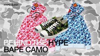 The CAMO seen on Kid Cudi Soda Cans & G-Wagons  Behind The HYPE BAPE CAMO