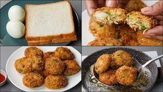 Do You Have Just 2 Slices of Bread & 2 Eggs At Home You Can Make This Bread Egg Tikki Recipe