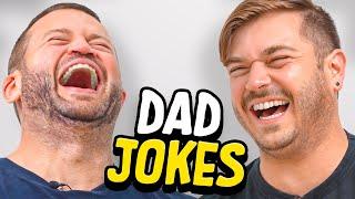 Dad Jokes  Dont laugh Challenge  Andrew vs Matt  Raise Your Spirits