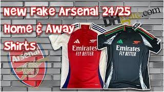 DHGate Cheap Fake Arsenal 2425 Home & Away Football Shirts - Before it’s been released