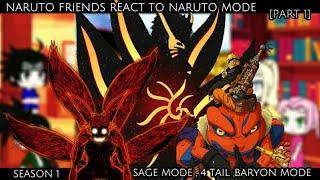 NARUTO FRIENDS REACT TO NARUTO MODEBARYON MODESAGE MODE4 TAILPART 1GC