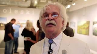 Septuagenarian David Poleski launches his first art show