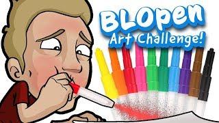BLOPEN Art Challenge - EPIC Art with Childrens Stationary