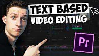 Adobe Premiere Pro 2023 TEXT BASED Editing Tutorial