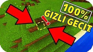 YERDE %100 GİZLİ EV NASIL YAPILIR?  Minecraft