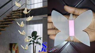 How To Make Decorative Lamp At Home  Diy Paper Pendant Lampshade  Home Decorating Ideas  SR DIY