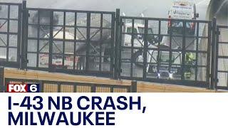 Two right lanes blocked on NB I-43  FOX6 News Milwaukee