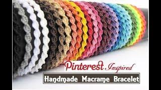 How To Make Macrame Bracelets  DIY  Handmade Jewellery Ideas  Thread Bracelet Creation&you