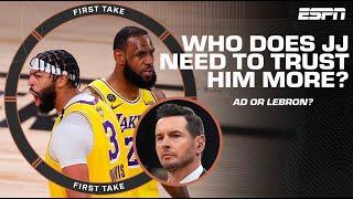 It’s all about Anthony Davis - Perk says JJ Redick needs his trust more than LeBron   First Take