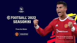 eFootball 2022 SEASON 2 Menu for PES 2021 by PESNewupdate