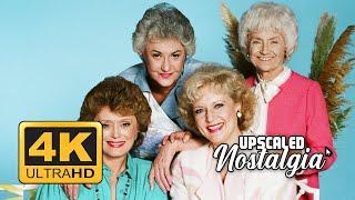 The Golden Girls 1985 Intro & Closing Theme  4K UltraHD Enhanced and Upscaled