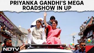 Priyanka Gandhi News  Priyanka Gandhi Holds Mega Roadshow In UPs Saharanpur