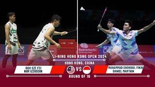 Goh Sze FeiNur Izzuddin vs Muhammad Shohibul FikriDaniel Marthin Hong Kong Open 2024 Badminton R16