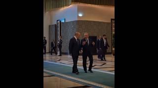 Vladimir Putin va Shavkat Mirziyoyev uchrashuvi #putin #mirziyoyev