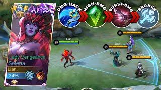 HOW TO DESTROY EVERYONE IN MID LANE USING SELENA  ONE SHOT SELENA BUILD 