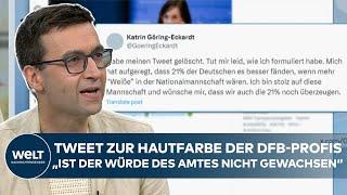 DEUTSCHLAND Eklat zur EM 2024 Göring-Eckardt empört mit Tweet zu DFB-Spielern - Auch Rassismus
