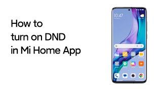 How to turn on DND in Mi Home App