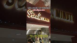 Just Steak a Minute #unlimited #drinks  #food #buffet #yummy #eat #thealley #vikings #fyp  #shorts