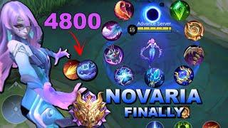 FINALLY NOVARIA IS HERE  NOVARIA BEST BUILD 2023  NOVARIA ONE SHOT TUTORIAL  MLBB