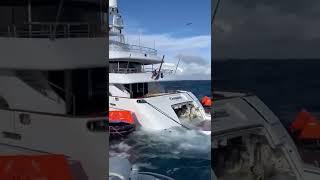 Sinking Mega Yacht