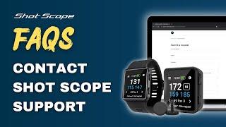 How to contact Shot Scope for help and support - Shot Scope FAQs