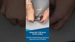 Adams Rite 7100 Series Electric Strike  Fail Secure to Fail Safe Operation